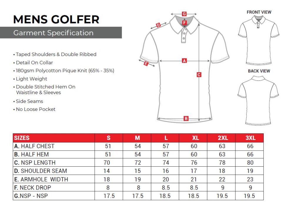 Mens Golfer - FWRD